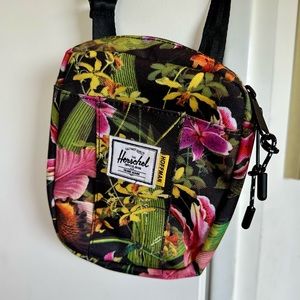 Hershel Cruz crossbody bag Hoffman Jungle fabric